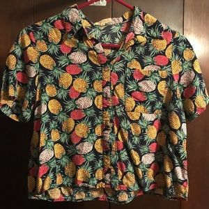 Love Notes Button Down Tee